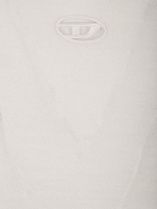  디젤 M 알리네사 컷아웃 로고 울 점퍼  A174980DCCH129 Black - DIESEL