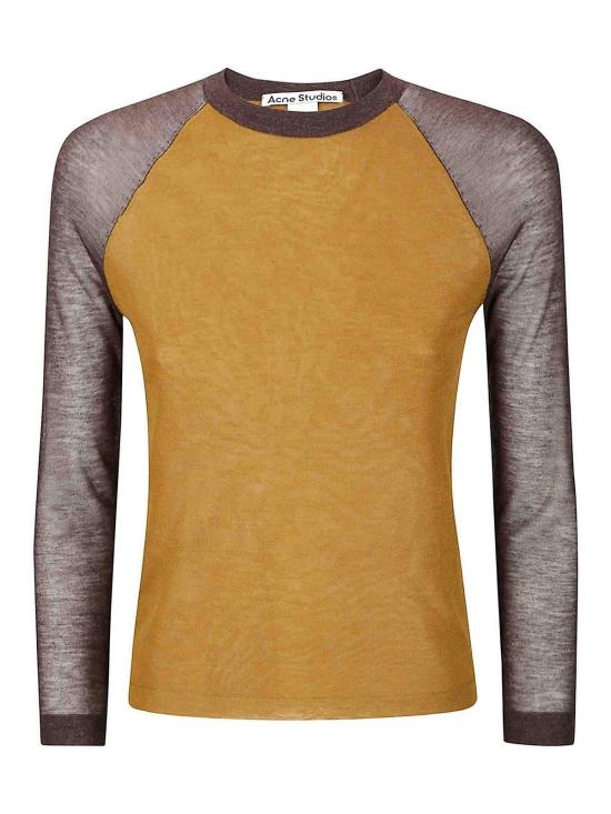 26FW 아크네 스튜디오 투톤 라이오셀&울 블렌드 티셔츠 A60588AO1 None