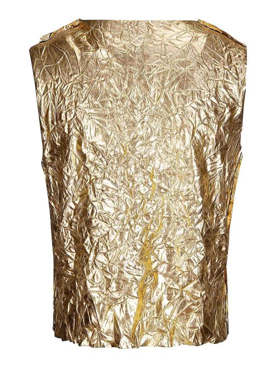 25FW 마리아 칼데라라 민소매 티셔츠 U104EK6 Gold - MARIA CALDERARA