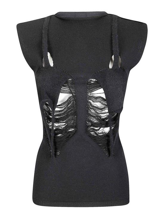 25FW 릭 오웬스 민소매 티셔츠 RO02E4664KWVHWP21 Beige - RICK OWENS