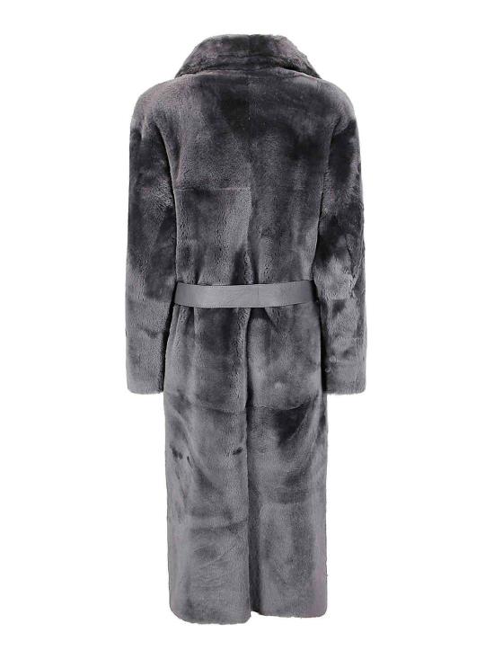 25FW 데사 무스탕 K14666SLATEGREY Grey - DESA