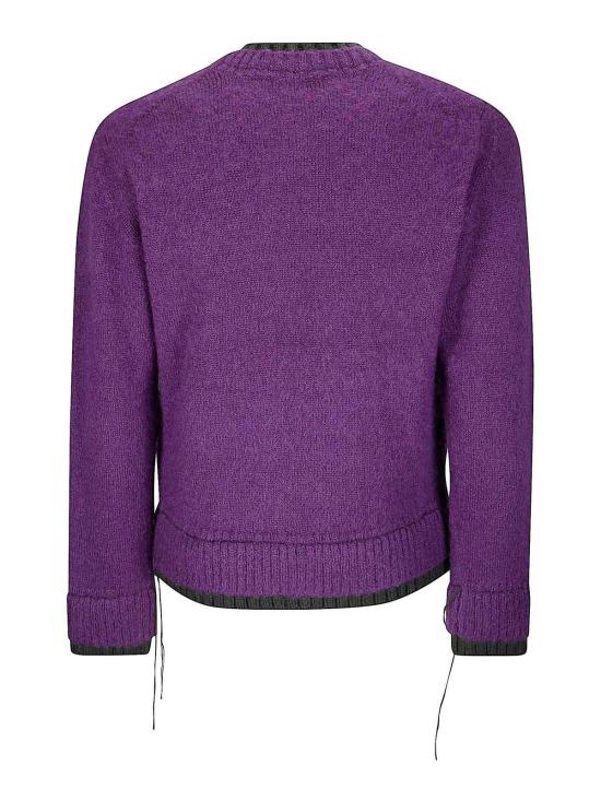 25FW 사카이 스웨터 2503840M476 Purple - SACAI