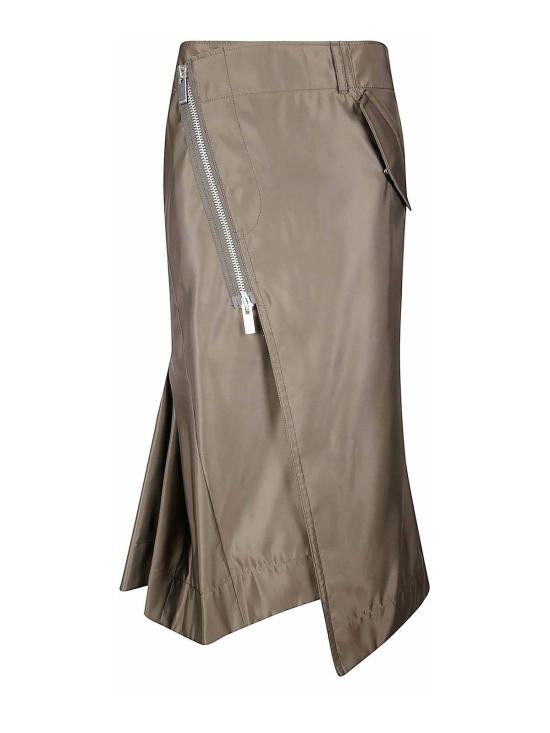  사카이 미디 스커트 2508157531 Black