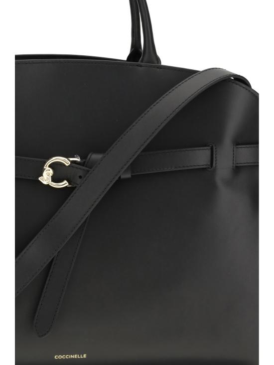 26SS 코치넬리 토트백 E1TLA180101 001 BLACK - COCCINELLE