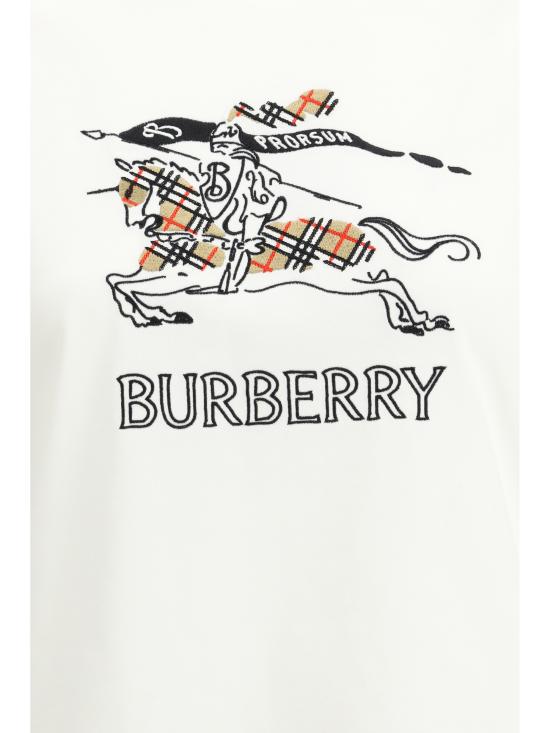 26SS 버버리 EKD 스케치 코튼 티셔츠 8121038 B7078 WHITE - BURBERRY