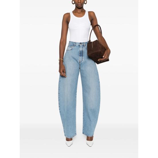 26SS 알라이아 민소매 티셔츠 AA9H1389J085C 000 WHITE - ALAIA