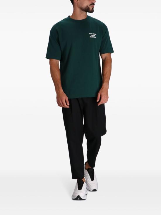 26SS 드롤드무슈 반팔 티셔츠 TS203 CO002 DGN Green - DROLE DE MONSIEUR