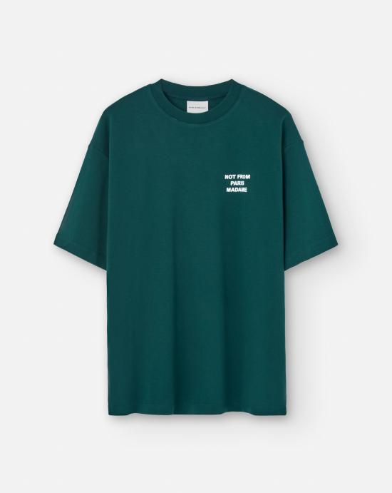 26SS 드롤드무슈 반팔 티셔츠 TS203 CO002 DGN Green