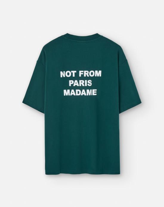26SS 드롤드무슈 반팔 티셔츠 TS203 CO002 DGN Green - DROLE DE MONSIEUR