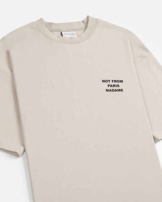 26SS 드롤드무슈 반팔 티셔츠 TS203 CO002 MT Mastic - DROLE DE MONSIEUR