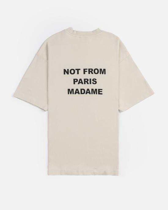 26SS 드롤드무슈 반팔 티셔츠 TS203 CO002 MT Mastic - DROLE DE MONSIEUR