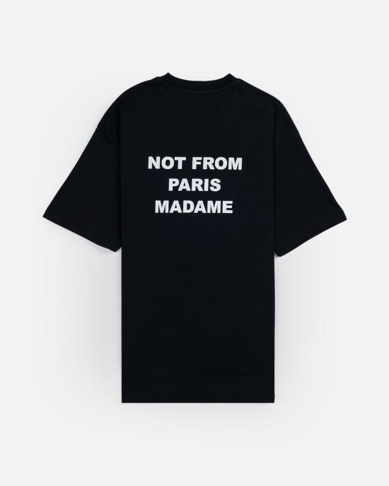 26SS 드롤드무슈 반팔 티셔츠 TS203 CO002 BL Black - DROLE DE MONSIEUR