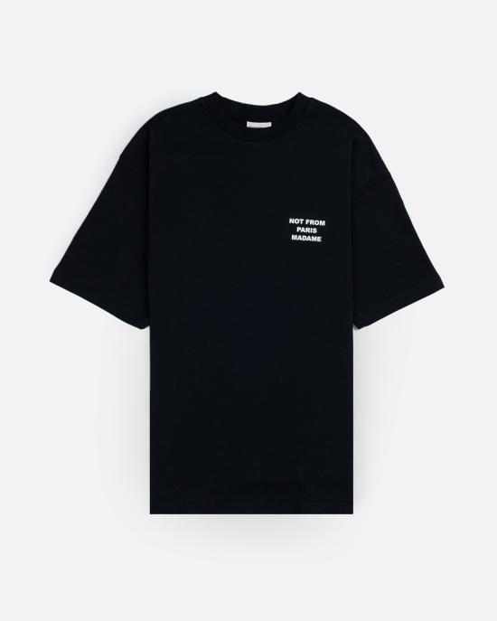 26SS 드롤드무슈 반팔 티셔츠 TS203 CO002 BL Black