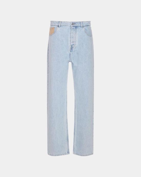 26SS 드롤드무슈 데님 팬츠 BP199 CO123 LBE Blue