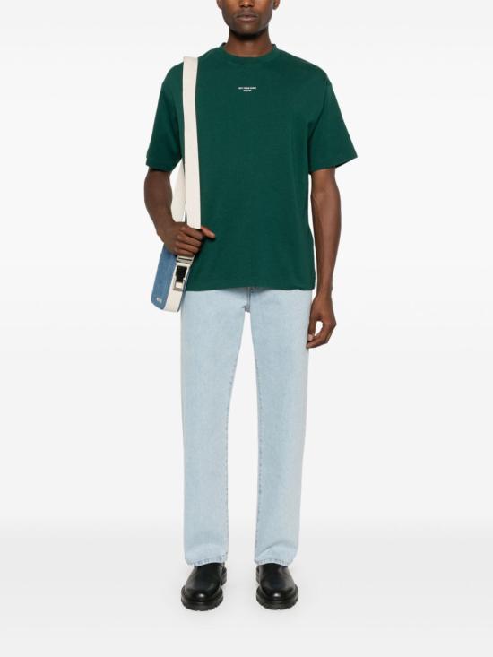 26SS 드롤드무슈 반팔 티셔츠 TS202 CO002 DGN Green - DROLE DE MONSIEUR