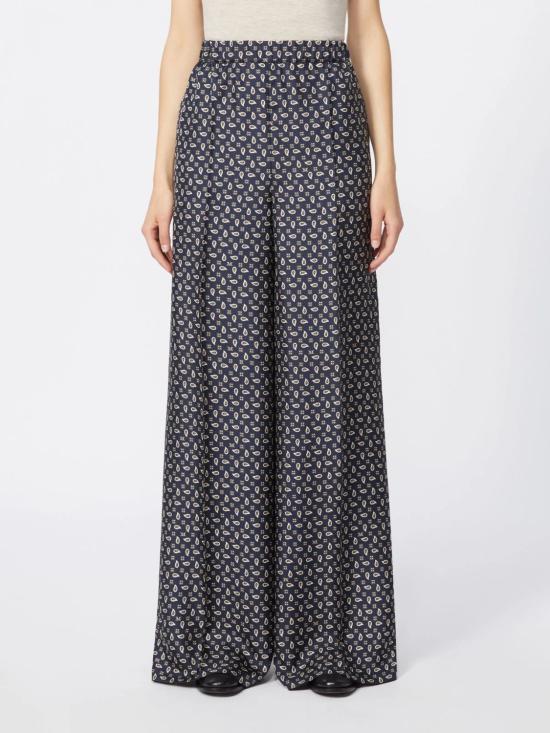 26SS 막스마라 스트레이트 팬츠 2611131131600001 NAVY - MAX MARA