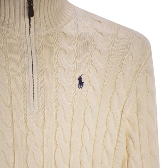 26SS 폴로 랄프로렌 집업 니트 710810841 CREAM - POLO RALPH LAUREN