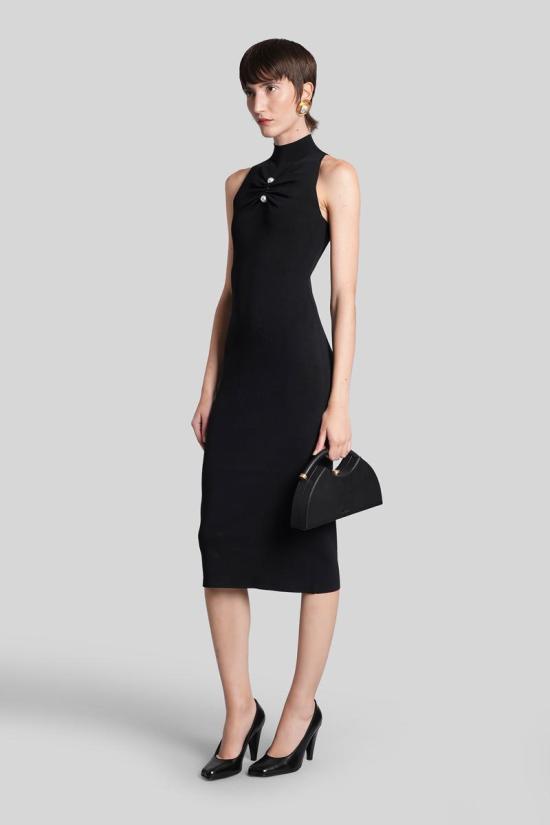 25FW 컬트 가이아 미디 원피스 428610 DR28951YN2051 Black - CULT GAIA