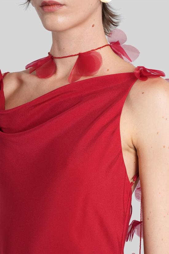 25FW 컬트 가이아 롱 원피스 431162 GW5767SN1490 RED - CULT GAIA