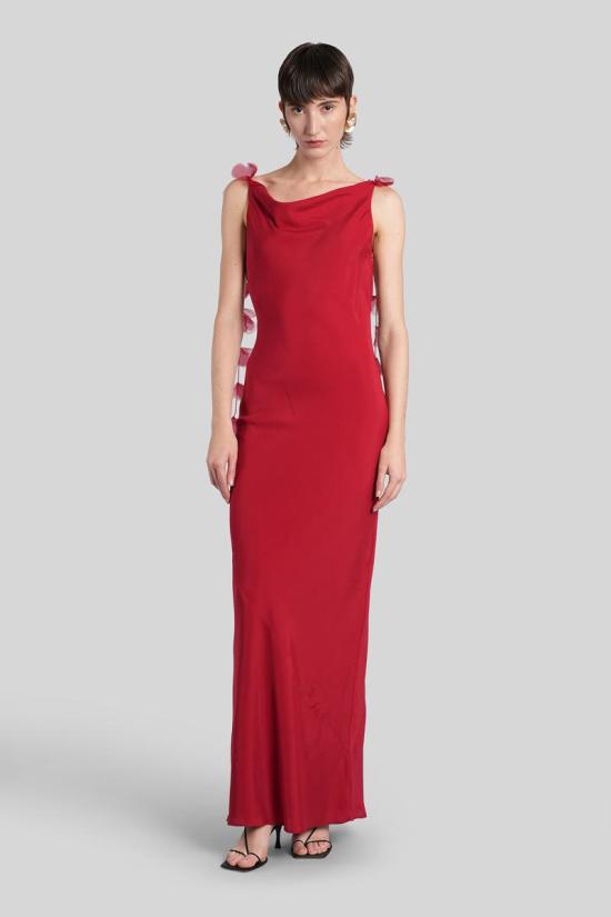 25FW 컬트 가이아 롱 원피스 431162 GW5767SN1490 RED