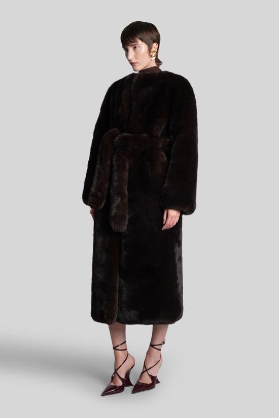 25FW 컬트 가이아 코트 428606 CT3537FF2662 BROWN - CULT GAIA