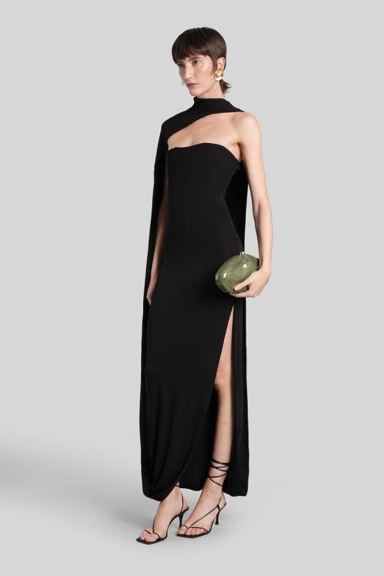 25FW 컬트 가이아 롱 원피스 431161 DR28930JY1952 Black - CULT GAIA