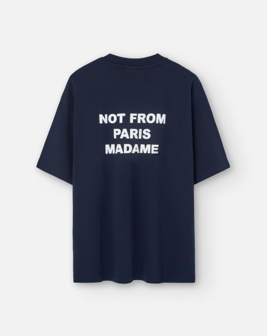 26SS 드롤드무슈 반팔 티셔츠 TS203 CO002 NY Blue - DROLE DE MONSIEUR