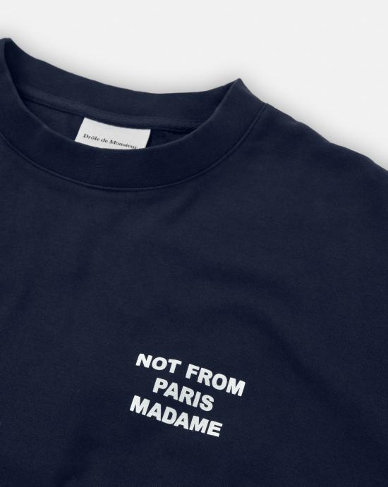 26SS 드롤드무슈 반팔 티셔츠 TS203 CO002 NY Blue - DROLE DE MONSIEUR