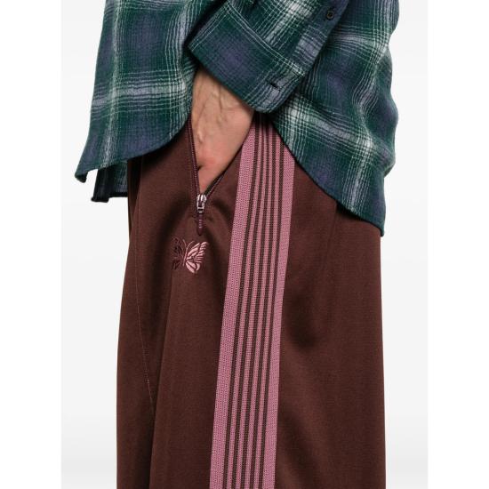 25FW 니들스 트레이닝/조거 팬츠 RW320 RED DOM - NEEDLES