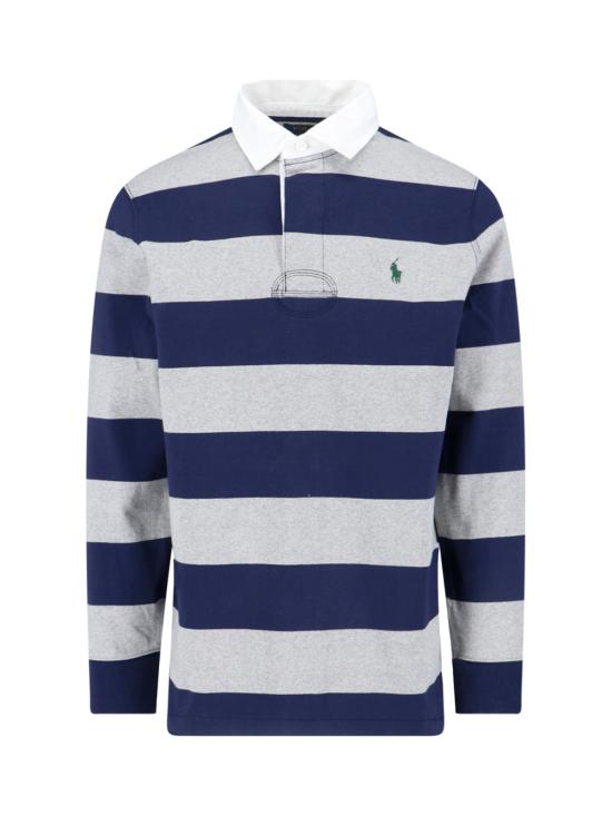 25FW 폴로 랄프로렌 폴로 티셔츠 710717116051 BLUE GREY DOM