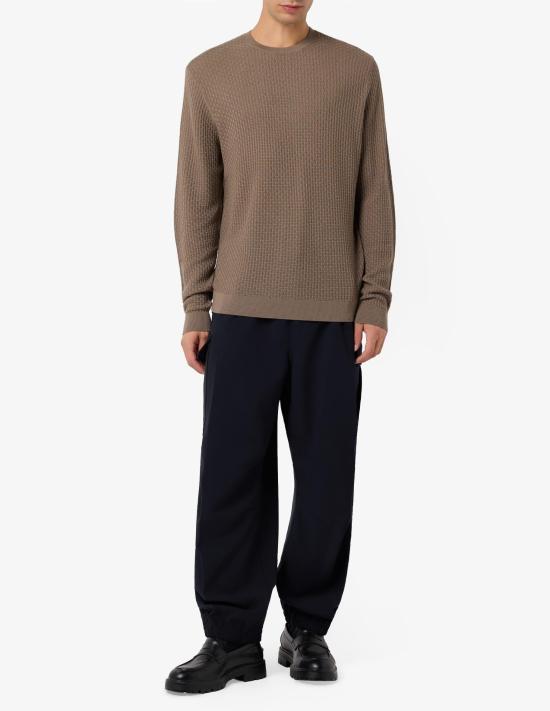 25FW 엠포리오 아르마니 스웨터 EM002196 AF13851 F6068 Walnut basket - EMPORIO ARMANI