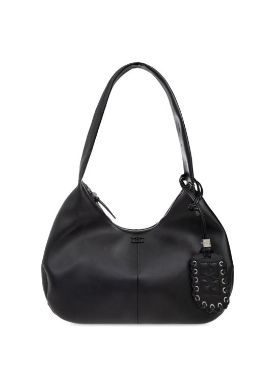 25FW 가니 숄더백 A6837 099 Black