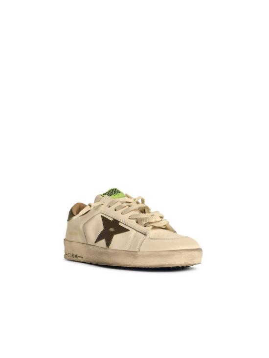  골든구스 스니커즈 GMF00667 F007555 10502 MILITARY GREEN DOM - GOLDEN GOOSE