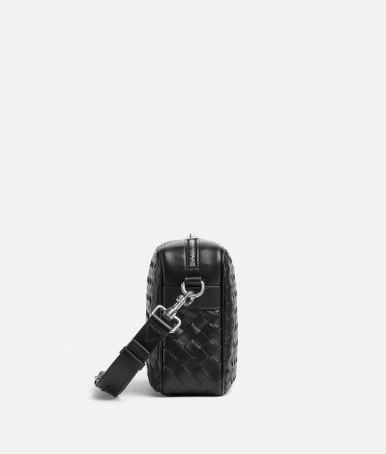 26SS 보테가베네타 미디움 인트레치아토 카메라백 755925V2HL18803 Black - BOTTEGA VENETA