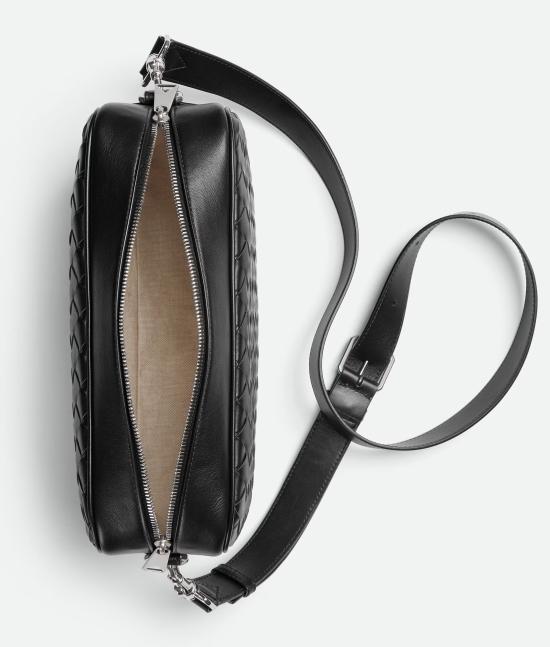26SS 보테가베네타 미디움 인트레치아토 카메라백 755925V2HL18803 Black - BOTTEGA VENETA