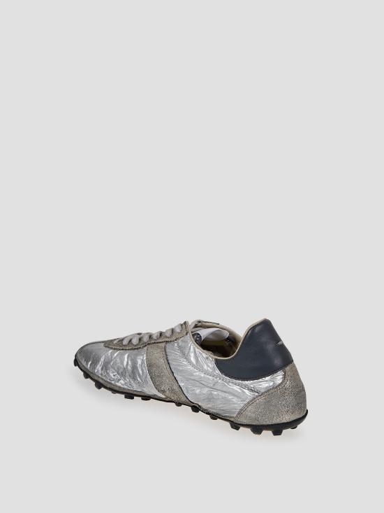 25FW 마르지엘라 스프린터 로우 탑 스니커즈 스프린터 로우 탑  S57WS0512P7451 HB123 SILVER WHITE NATURAL - MAISON MARGIELA