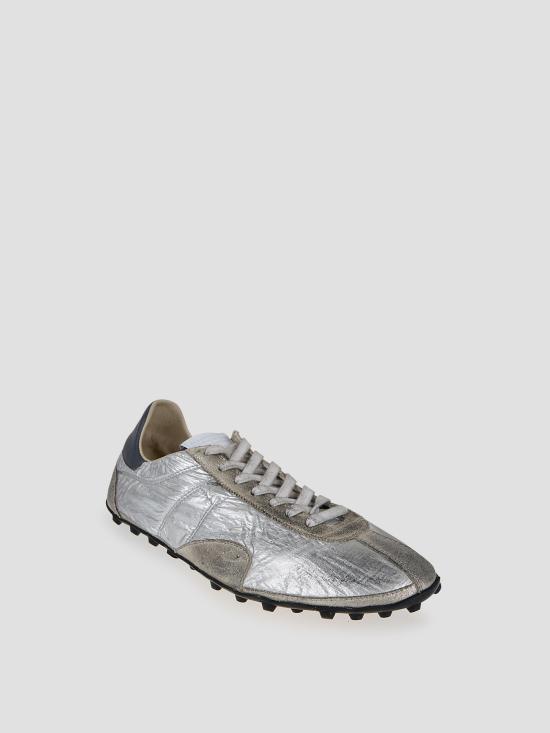 25FW 마르지엘라 스프린터 로우 탑 스니커즈 스프린터 로우 탑  S57WS0512P7451 HB123 SILVER WHITE NATURAL - MAISON MARGIELA