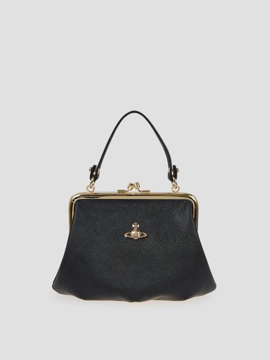 25FW 비비안웨스트우드 숄더백 4B010007WS0021 N402 BLACK 3D ORB