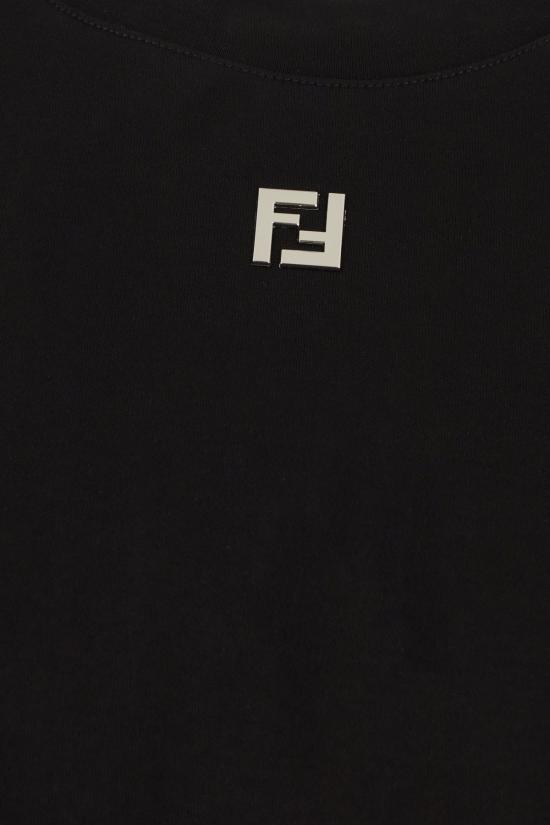 26SS 펜디 코튼 티셔츠 FY0936ARYY F0QA1 Nero - FENDI