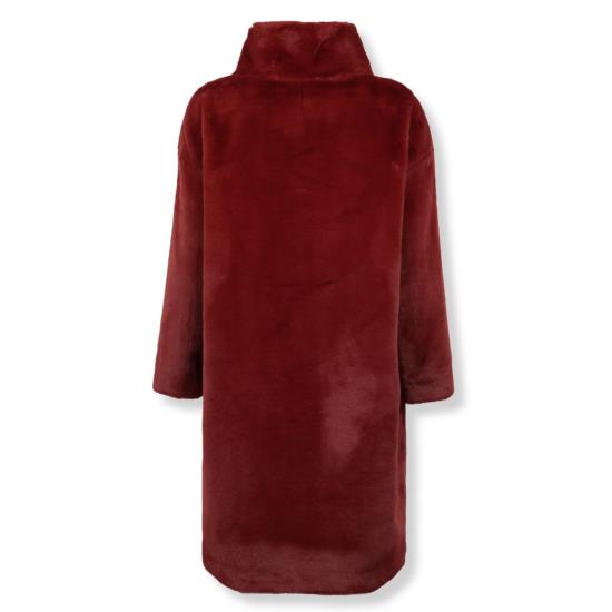 25FW 에르노 소프트 얼터너티브 퍼 코트 GC000491D 12422 Burgundy - HERNO