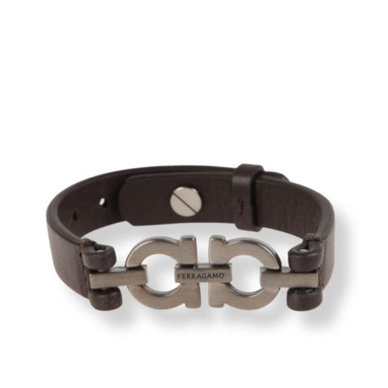 25FW 살바토레 페라가모 브레이슬릿 770384 785723 Brown