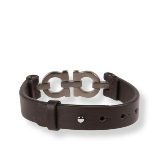 25FW 살바토레 페라가모 브레이슬릿 770384 785723 Brown - SALVATORE FERRAGAMO