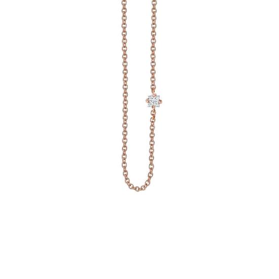  리지 맨들러 파인 주얼리 목걸이/팬던트 화이트 다이아몬드 플로팅 네크리스 목걸이 - LIZZI MANDLER FINE JEWELRY