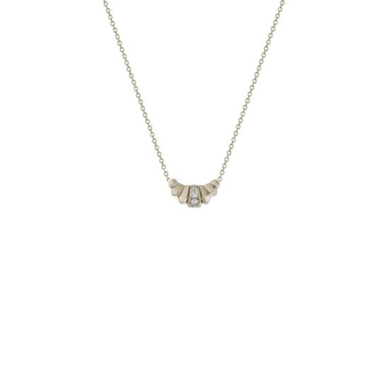  리지 맨들러 파인 주얼리 목걸이/팬던트 크루아상 목걸이, 파베 센터 로우 목걸이 - LIZZI MANDLER FINE JEWELRY
