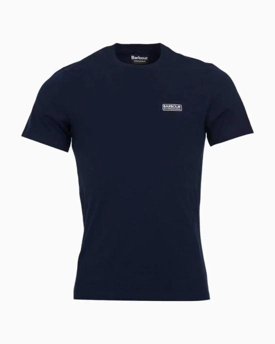 25SS 바버 인터내셔널 스몰 로고 반소매 티셔츠 MTS0141NY39 DOM