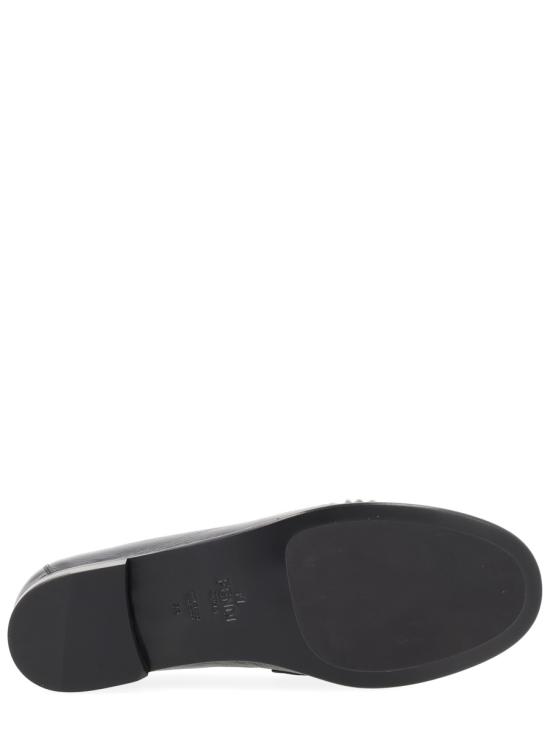 26FW 펜디 바게트 가죽 로퍼 8D8756 NBAF0QA1 BLACK - FENDI