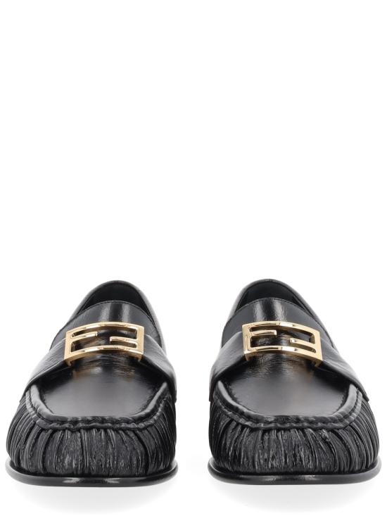 26FW 펜디 바게트 가죽 로퍼 8D8756 NBAF0QA1 BLACK - FENDI
