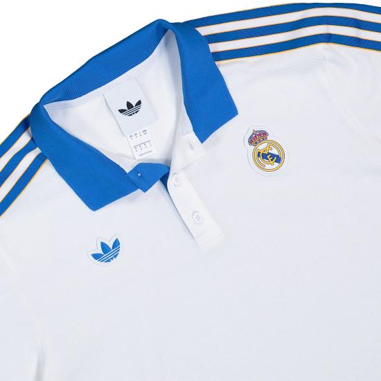  아디다스 폴로 티셔츠 JN3065 White Blue Bird DOM - ADIDAS