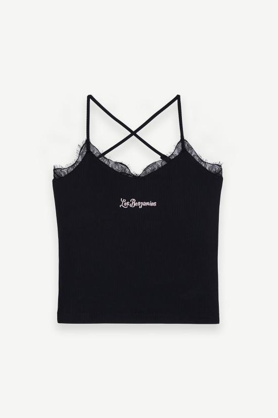  레벤자민 민소매 티셔츠 LEBW251MRSL003BK BLACK DOM