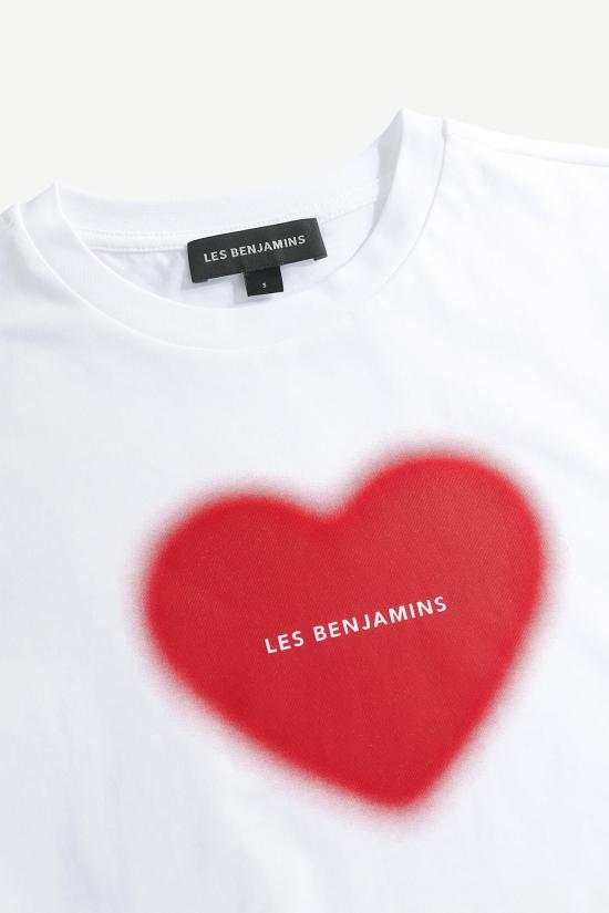 레벤자민 반팔 티셔츠 LEBW251MRTS007WH WHITE DOM - LES BENJAMINS